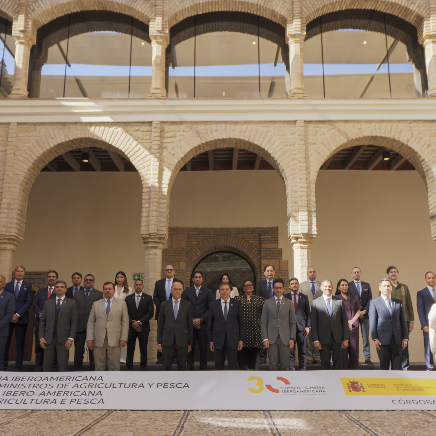 Foto de familia de los ministros de agricultura y pesca